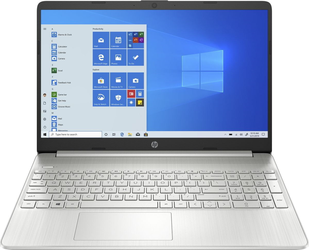 Ноутбук HP 15s-eq1278ur (2X0N3EA) 15.6;(1920x1080)IPS/ Athlon Silver-3050U(2.3ГГц)/ 8Гб/ 256Gb SSD/ Radeon Graphics/ нет DVD/ Без ОС/ Серебристый