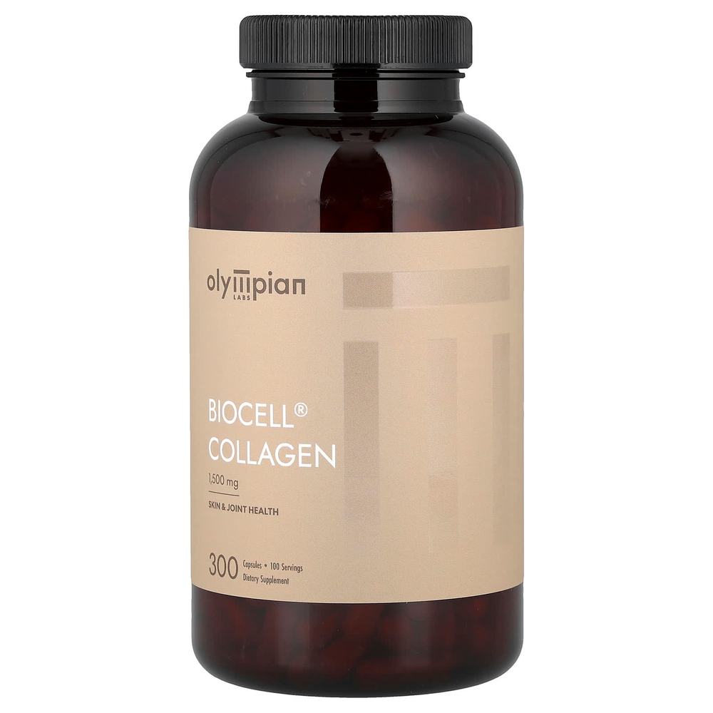 Olympian Labs, коллаген BioCell Collagen®, 300 капсул