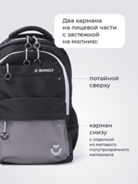 Рюкзак школьный "Черный" 7+