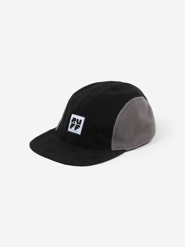 Кепка 5panel fleece черный/серый - фото 2