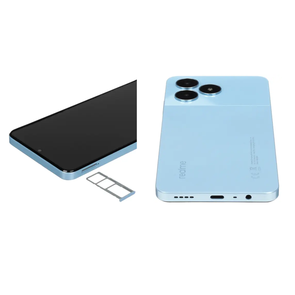 Смартфон realme Note 50 3/64 ГБ RU, Dual nano SIM, небесно-голубой