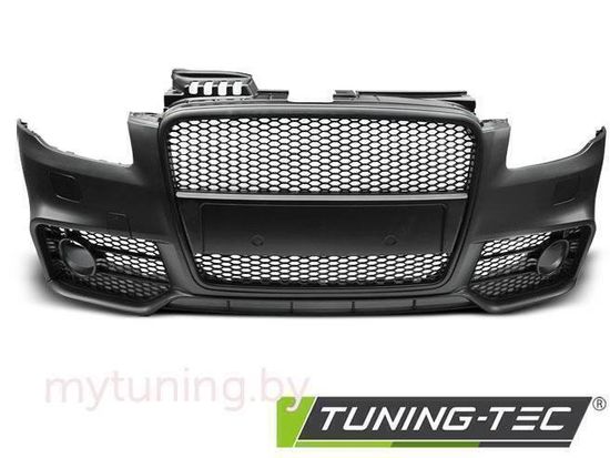 Передний бампер RS STYLE BLACK для Audi A4 B7