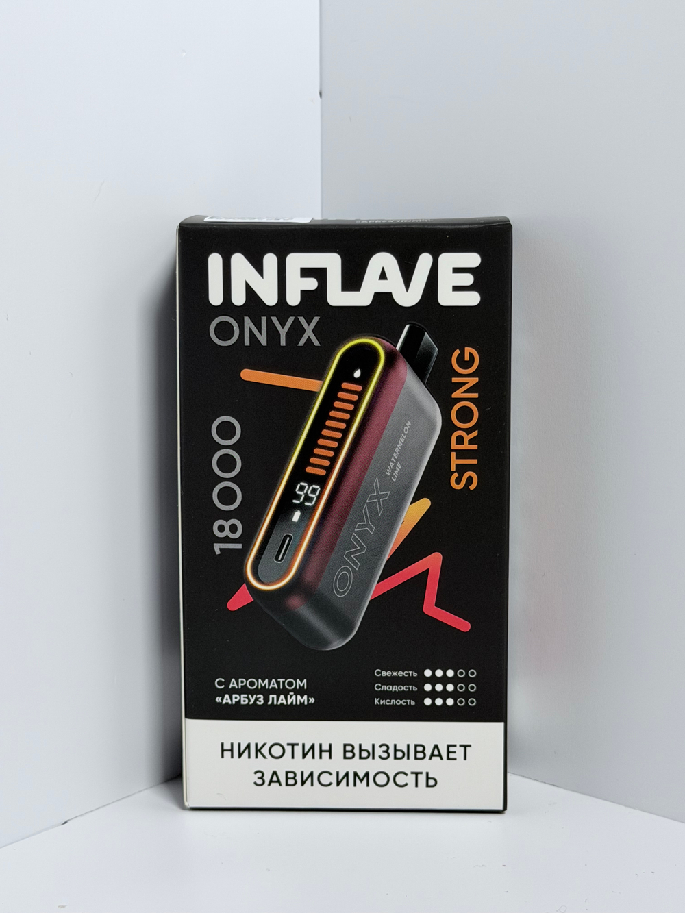 Inflave Onyx 18000 Strong Арбуз Лайм