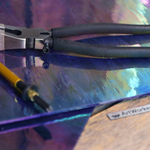 Витражное стекло Wanda Stained GC OPAL11 непрозрачное фиолетового цвета 3мм ArtWorker
