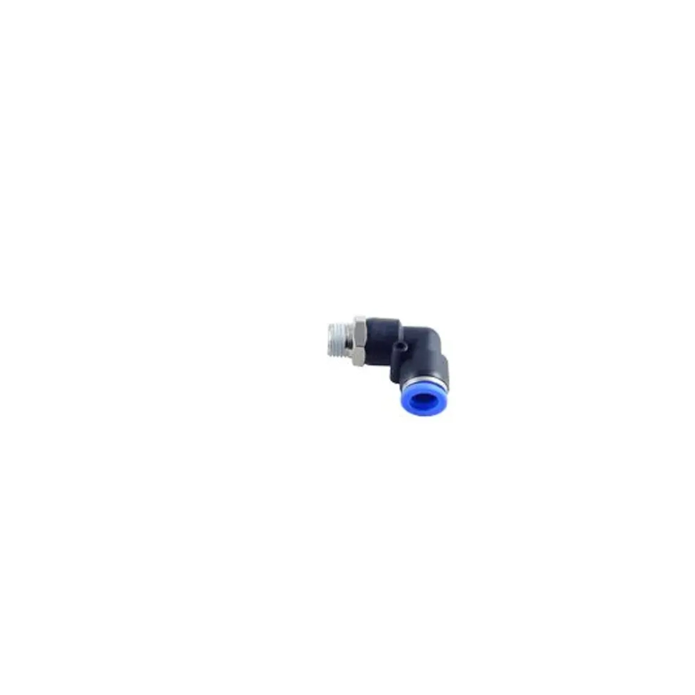 Фитинг угловой для пластиковых трубок 4мм с наружной резьбой 1/8'' RockForce##Rock FORCE RF-SPL04-01