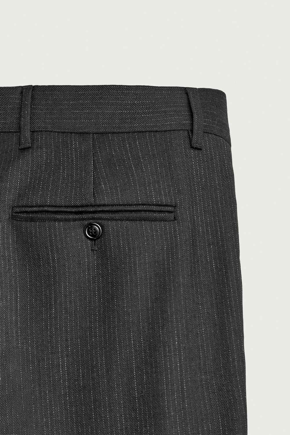 ZARA КОСТЮМНЫЕ БРЮКИ ИЗ 100% ШЕРСТИ MANTECO®, АНТРАЦИТОВО-СЕРЫЙ