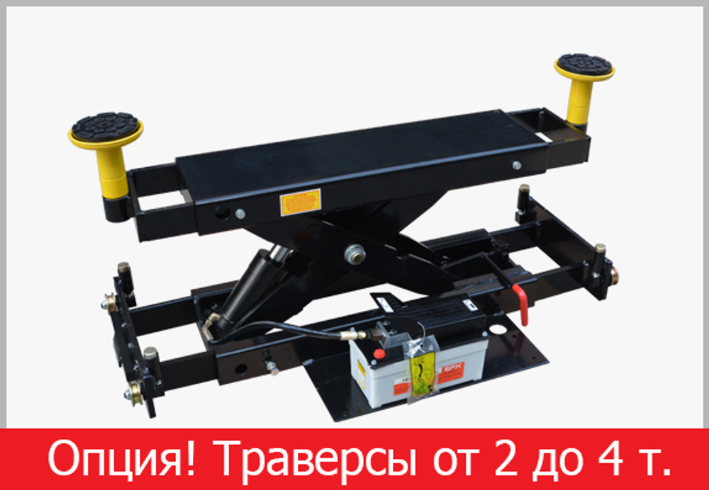 A480 Подъемник четырехстоечный, 8 т., для слесарных работ (Красный)