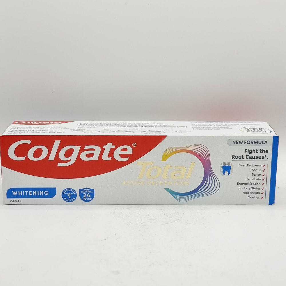 Colgate Паста зубная Whitening Total многофункциональная антибактериальная 75 мл (Польша)