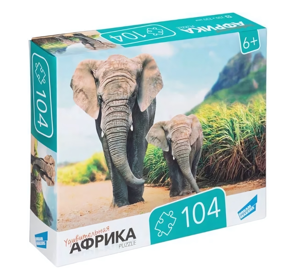 Пазл 104эл. "Африка" RI1001C (Dream Makers)