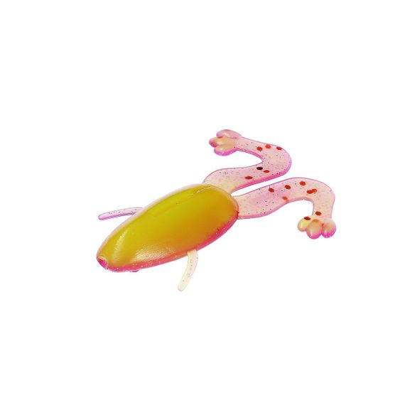 Лягушка Helios Crazy Frog 3,55"/9,0 см Fio &amp; Acid lemon 4шт. (HS-23-027)