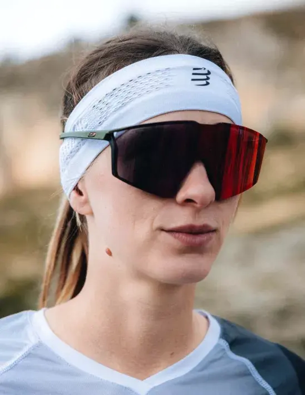 Повязка на голову Thin Headband White/Black