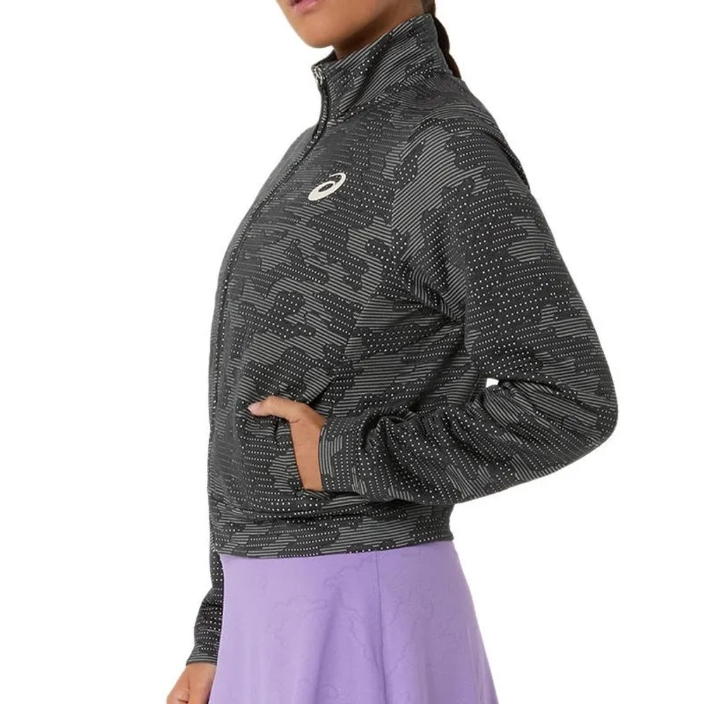 Женская Кофта теннисная Asics Match - graphite gray