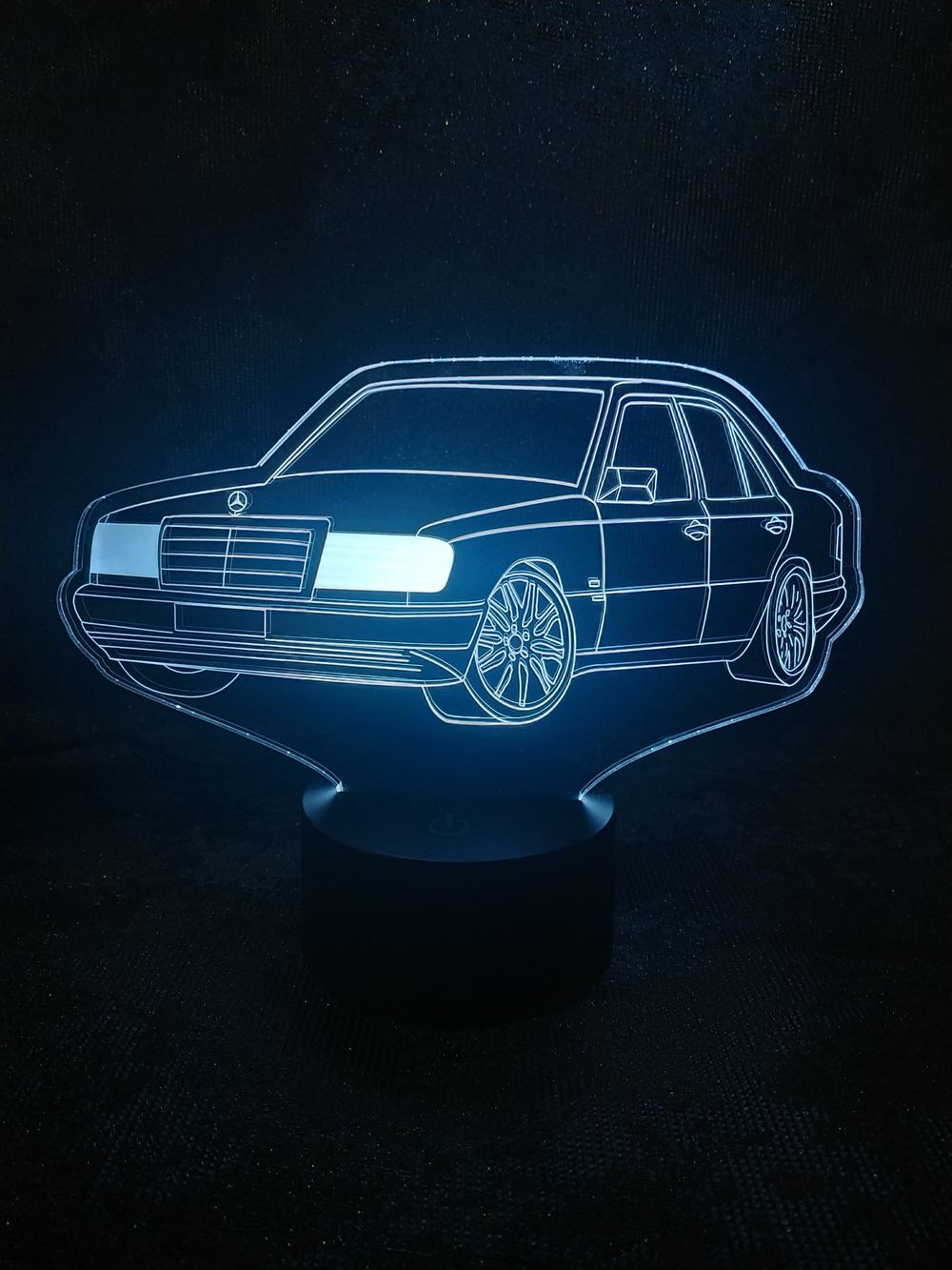 3Д-светильник "Автомобиль - Мерседес  (Mercedes-Benz)"