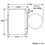 Стирально-сушильная машина Bosch WNC244070