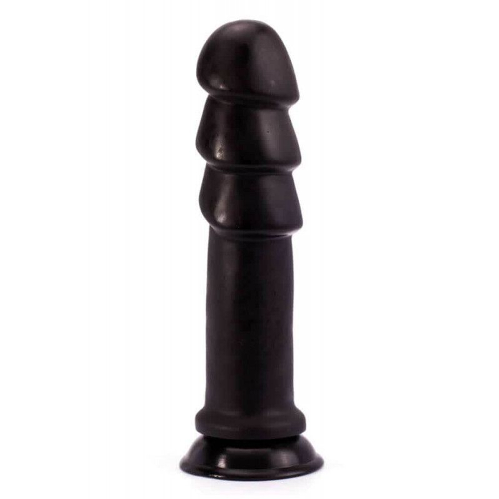 Черный анальный фаллоимитатор 11.25 King Sized Anal Ripples - 28 см. (Цвет: черный)