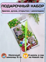 Подарочный набор детям на Новый год с шоколадом