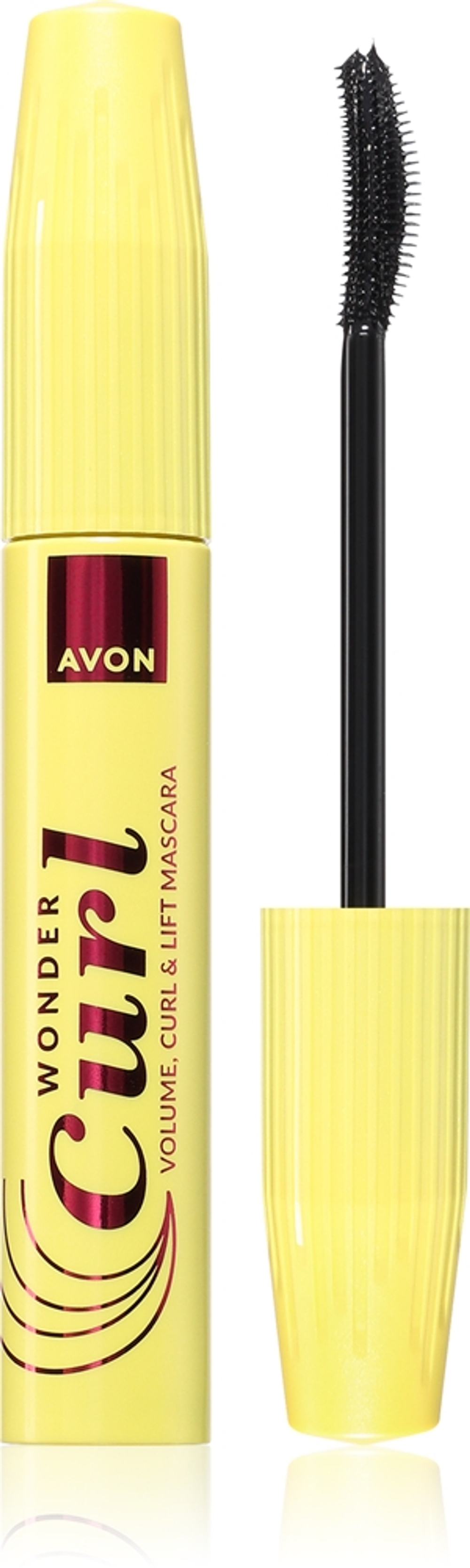 Avon Wonder Curl - Тушь для ресниц: подкручивающая и увеличивающая объем оттенок Blackest Black, 10 ml