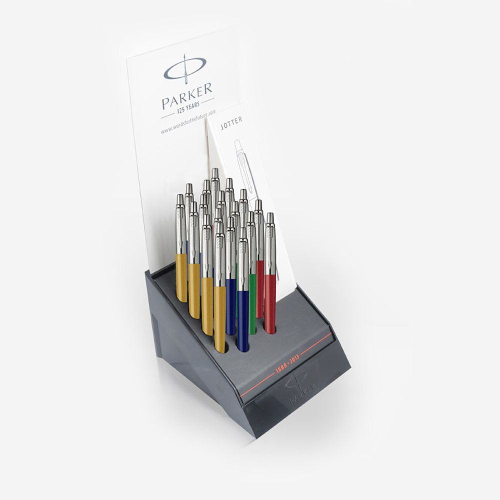 Шариковая ручка Parker Jotter 125th K173 Yellow Mblue (1870832)