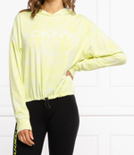 Худи pixel palm DKNY Sport - лимонный(DP1T8038)