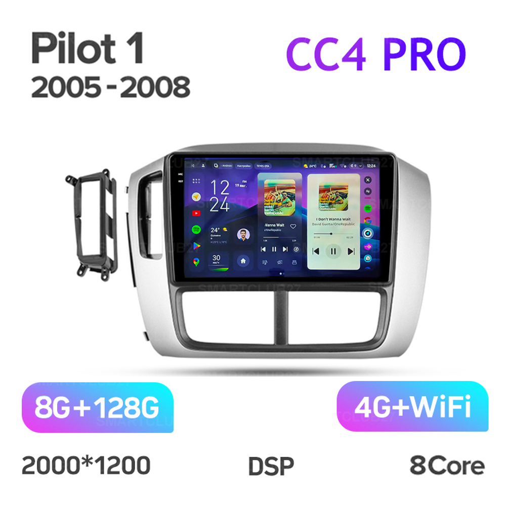 Teyes CC4 Pro 9" для Honda Pilot 1 2005-2008