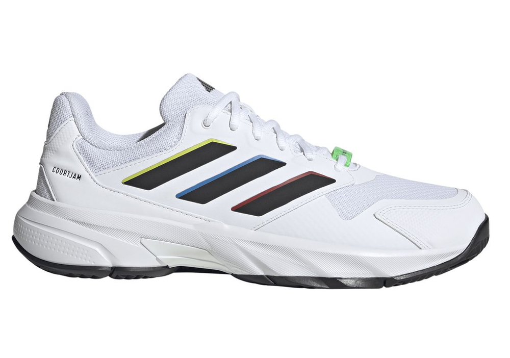 Мужские теннисные кроссовки Adidas CourtJam Control 3 M - footwear white/core black/footwear white