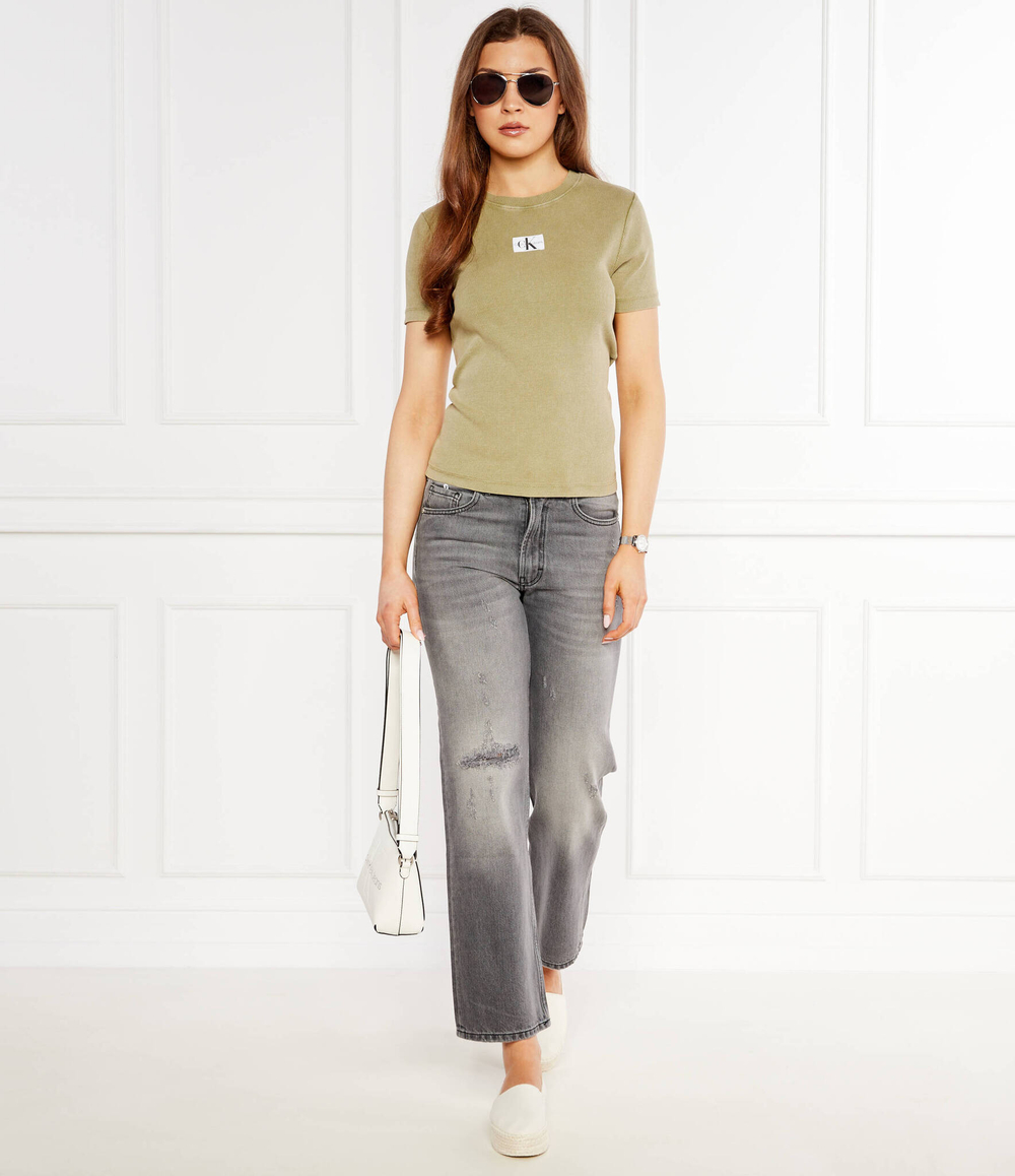 Футболка CALVIN KLEIN JEANS - оливковый(J20J223092)