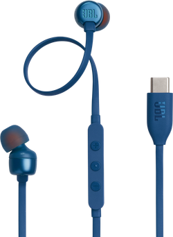 Наушники JBL Tune 310C Blue, внутриканальные