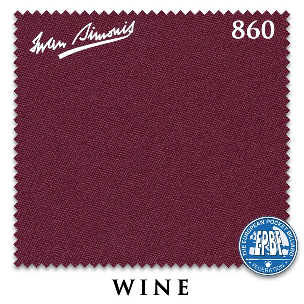 Сукно "Iwan Simonis 860" 198см Wine