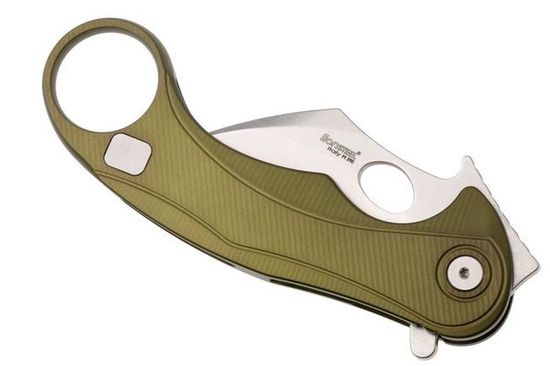 Нож Lion Steel L.E.One MID - с клинком из стали порошковая сталь Böhler M390 Microclean®, рукоять алюминиевый сплав ERGAL L/LE2 GS