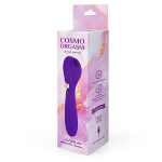 Фиолетовый вакуумный стимулятор 18,4см с вибрацией Bior Toys Cosmo CSM-23182