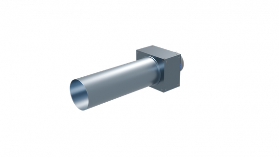 Flexag PWP-100/75x1 пленум вентиляционный прямой, D100, на 1 выxод, L=300 мм