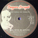 Gary Numan / Dramatis ‎– Love Needs No Disguise (Англия 1981г.) 12", 45 RPM