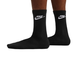 Теннисные носки Nike Everyday Elevated Crew 3P - black
