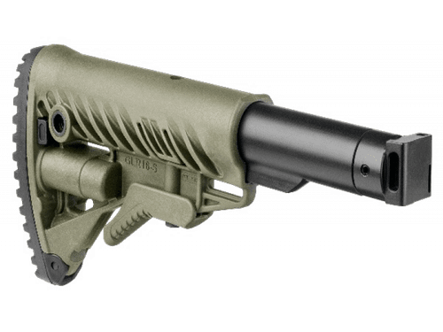 Телескопический складной приклад для САЙГИ/AK-74M/АК-100-ые серии, зелёный