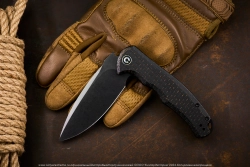 Нож Civivi Praxis C803G сталь 9Cr18MoV BlackWash рукоять Black Coarse Micarta