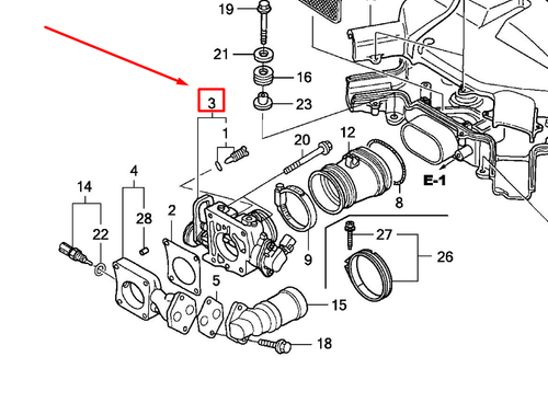 16400-ZY3-A03 BODY ASSY, THROTTLE