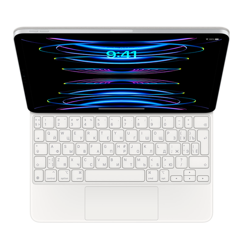Клавиатура Apple Magic Keyboard для iPad Pro 11" (3-го поколения) и iPad Air (4‑го поколения), White (Белый) MJQJ3