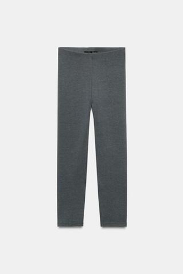 ZARA КОРОТКИЕ ЛЕГИНСЫ ИЗ ЛИОЦЕЛЛА, СЕРО-СИНИЙ