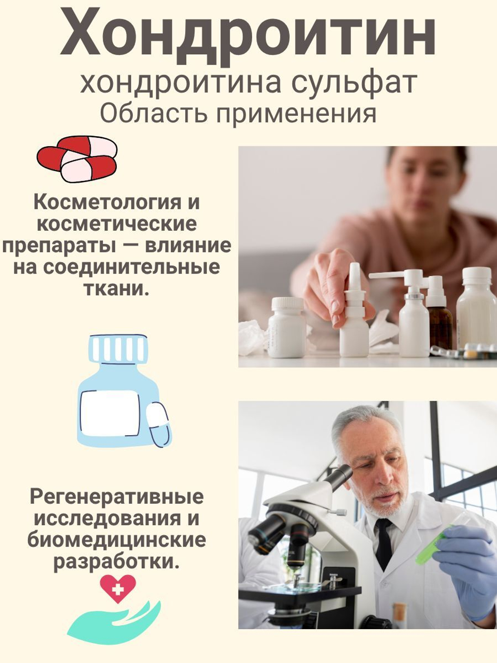 Хондроитин сульфат МилоБио 100 гр
