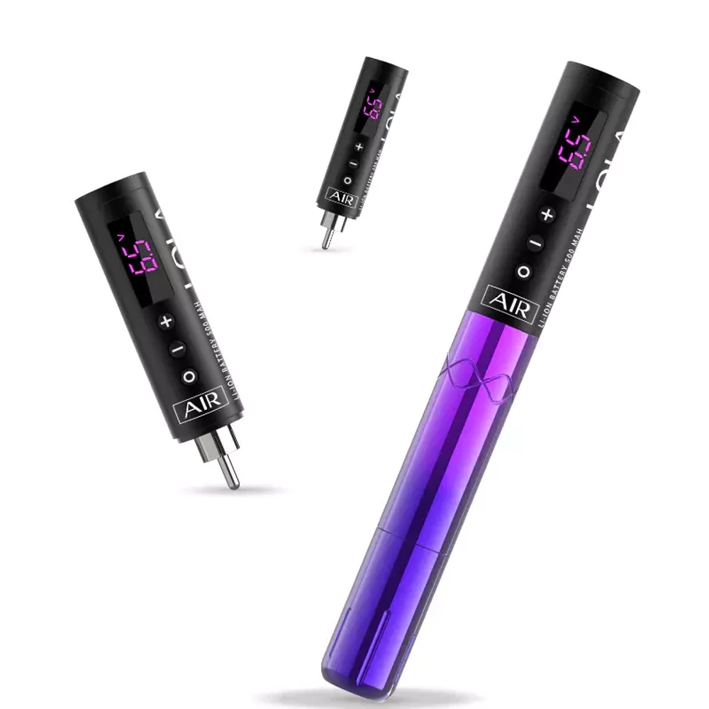 Беспроводная тату машинка LOLA AIR Black-Purple