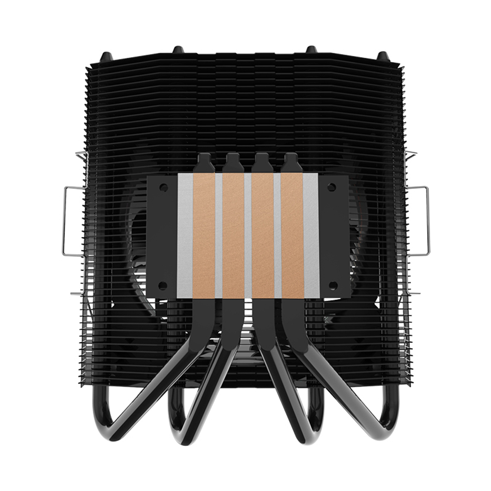 Кулер для CPU Alseye H120T, 1х120мм, 4-pin, Al+Cu, черный/FRGB, 800-2000rpm, 42.5CFM, 35.2дБ, 4-PIPE(прямой контакт), TDP 140Вт, INTEL 1700/1200/115x/775/2011, AMD AM5/AM4/AM3(+)/AM2(+)/FM2/FM1 (AS.01.02.0004)