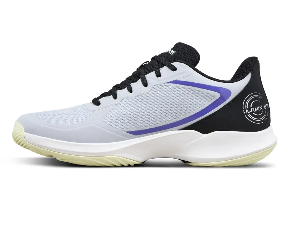 Мужские кросовки для Padel Wilson Hurakn Lite - gray dawn/black/tender yellow