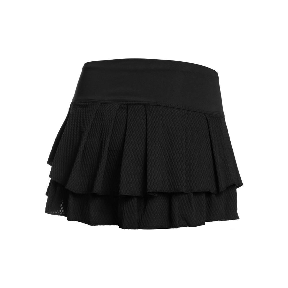 Женская теннисная юбка Lucky in Love Wavy Pleat Tier Skirt Women - Black