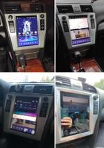 Магнитола для Toyota Camry 40 2006-2011 (климат, рамка с крутилками серебро) - Teyes TPRO 2 монитор 9.7" QLED в стиле "Тесла" на Android 10, Быстрая, 4G SIM-слот
