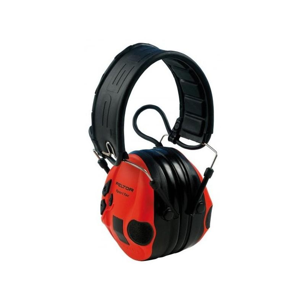 Наушники активные для стрельбы 3М PELTOR SportTac™, 2 цвета чашек: красный и чёрный