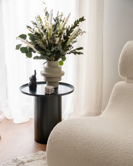 Журнальный стол Fleksa Ø45 см черный