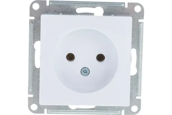 Розетка Systeme Electric ATLASDESIGN без заземления белая 35962