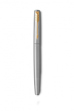 Подарочный набор: Ручка перьевая Parker Jotter Stainless Steel GT и Ежедневник зеленый недатированный