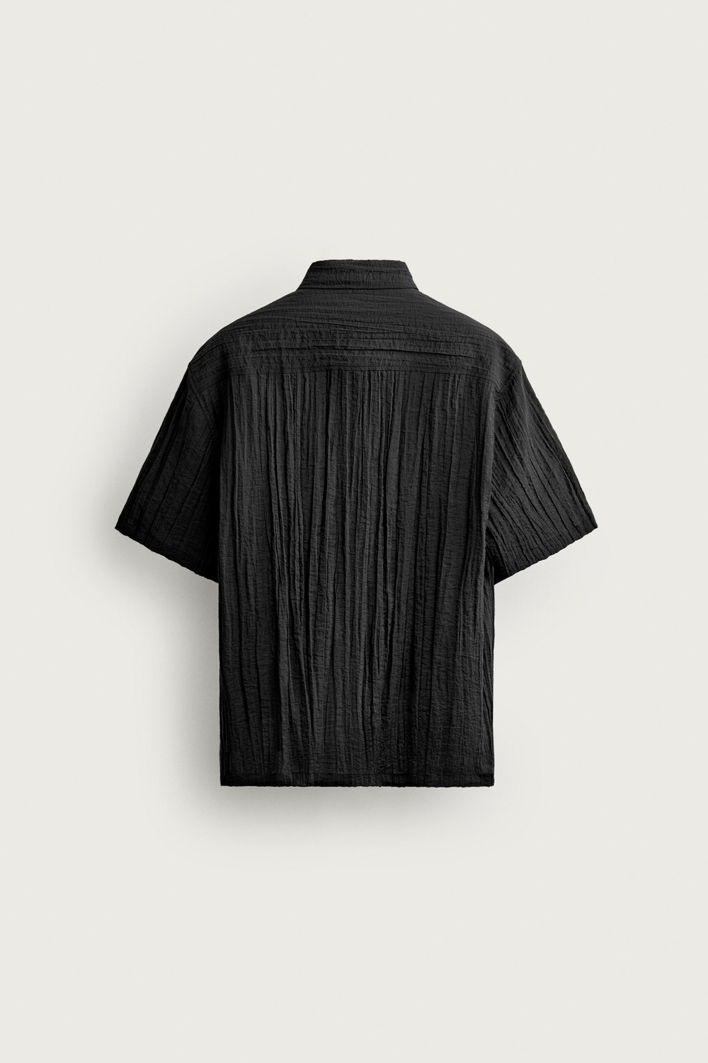 РУБАШКА RELAXED FIT С РЕЛЬЕФНЫМ ЭФФЕКТОМ — ZARA