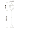 Парковый светильник Arte Lamp PEGASUS A3151PA-1BN, 1хE27